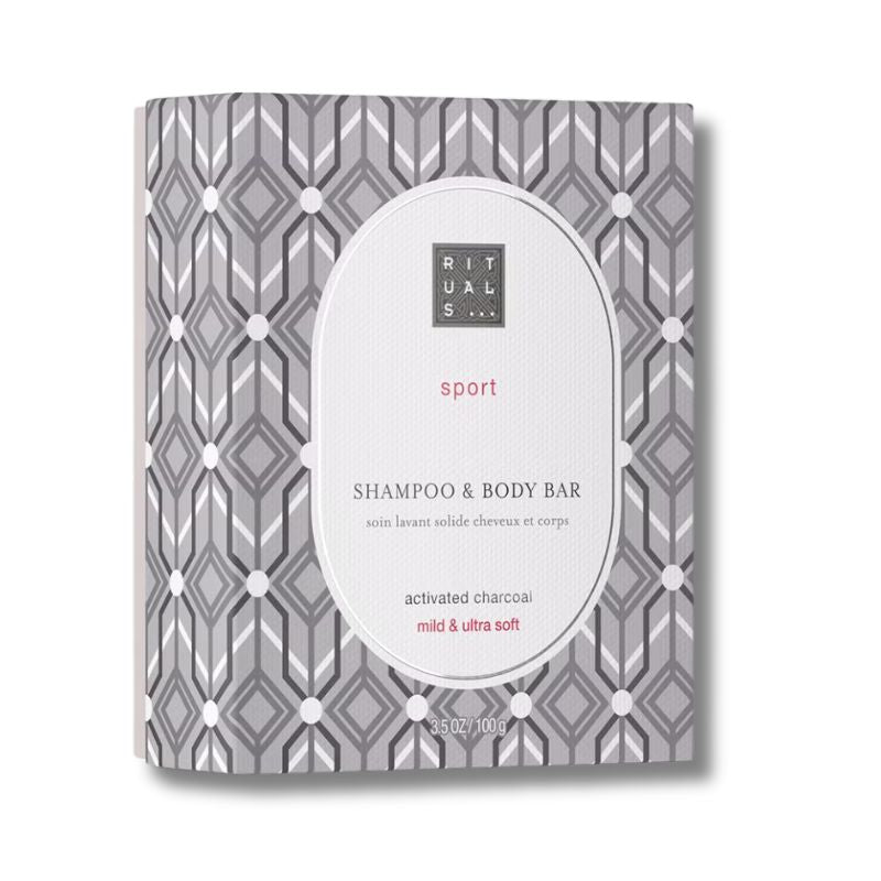 RITUALS Sport Collection Refreshing Activated Charcoal Shampoo & Body Bar 100g
