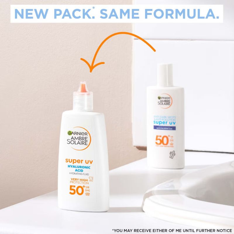 Garnier Ambre Solaire Ultra-Light Sensitive Sun Protection Face Fluid SPF50+ 40ml