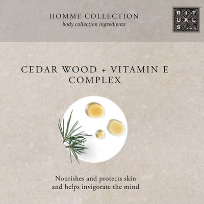 RITUALS Homme Collection Cedar Wood + Vitamin E Complex Foaming Body Wash 200ml