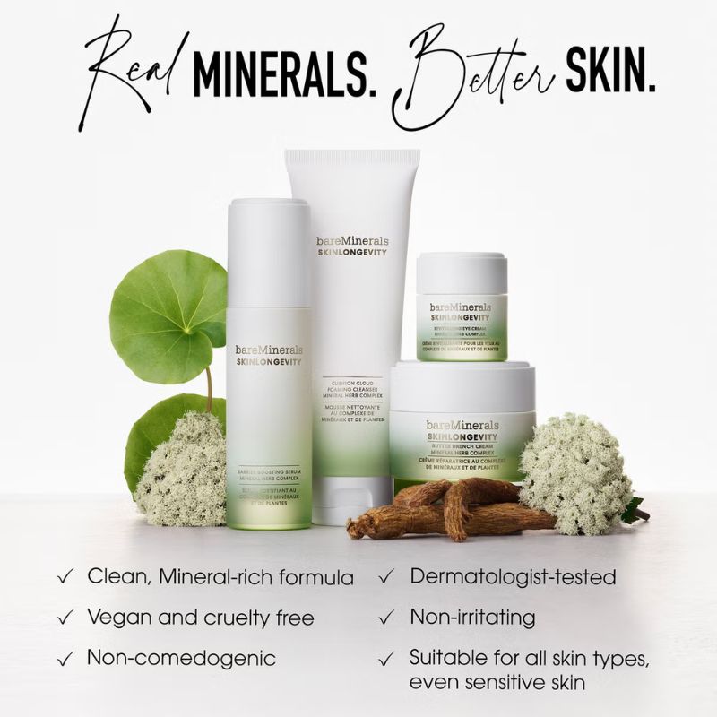 bareMinerals SKINLONGEVITY Butter Drench Cream Mineral Herb Complex 50g
