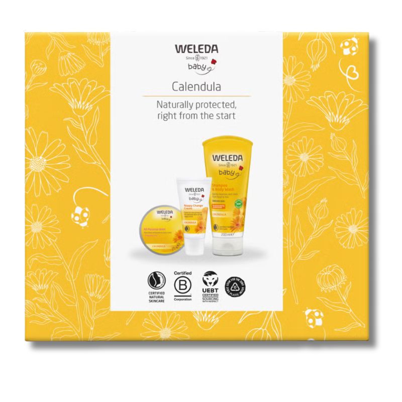 Weleda Mother and Child Calendula Baby Skincare Gift Set