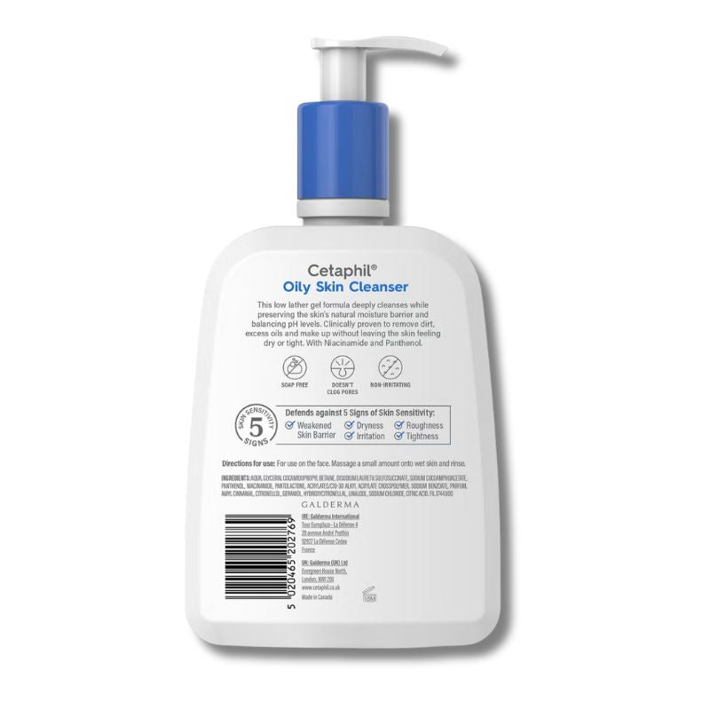 Cetaphil Oily Skin Cleanser Wash 236ml
