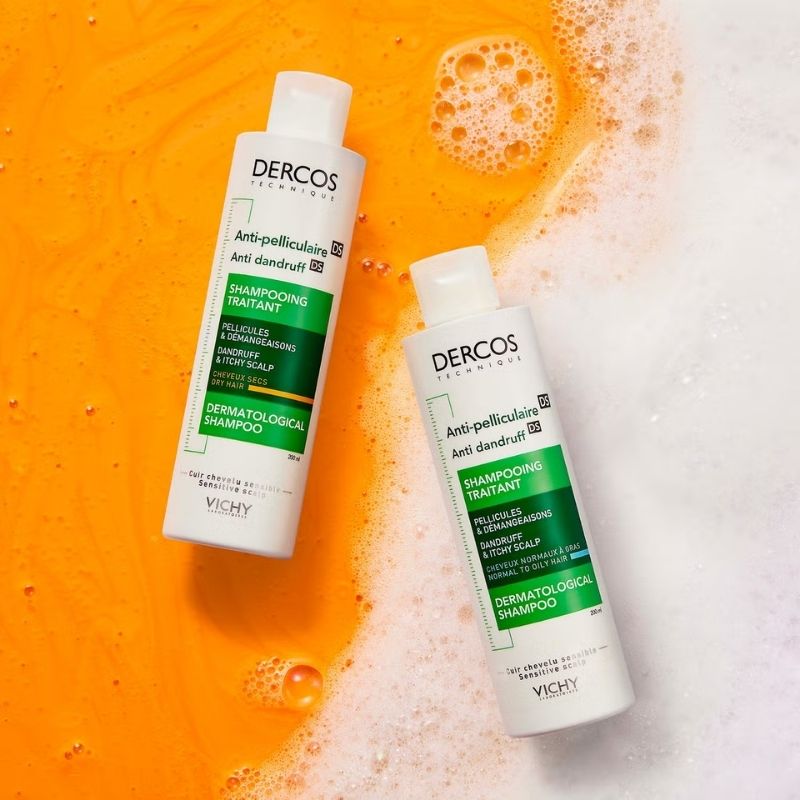 Vichy Dercos Technique Anti-Dandruff Purifying Shampoo for Sensitive, Dry Hair and Scalp 200ml