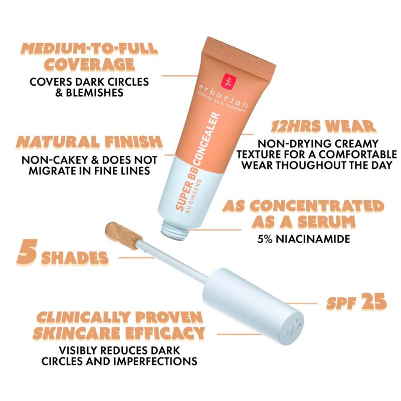 Erborian Super BB Concealer (Various Shades)