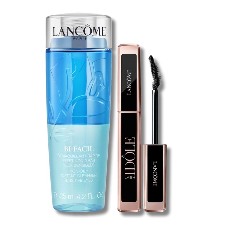 Lancôme Lash Idole and Bi-Facil Makeup Remover Routine