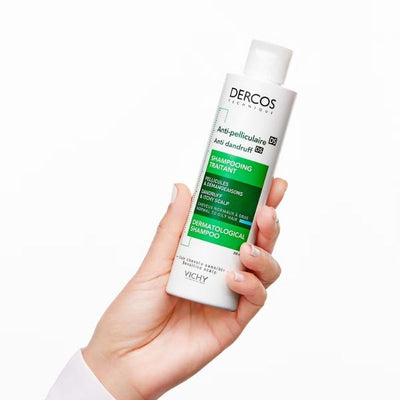 Vichy Dercos Technique Anti-Dandruff Purifying Shampoo for Sensitive, Dry Hair and Scalp 200ml