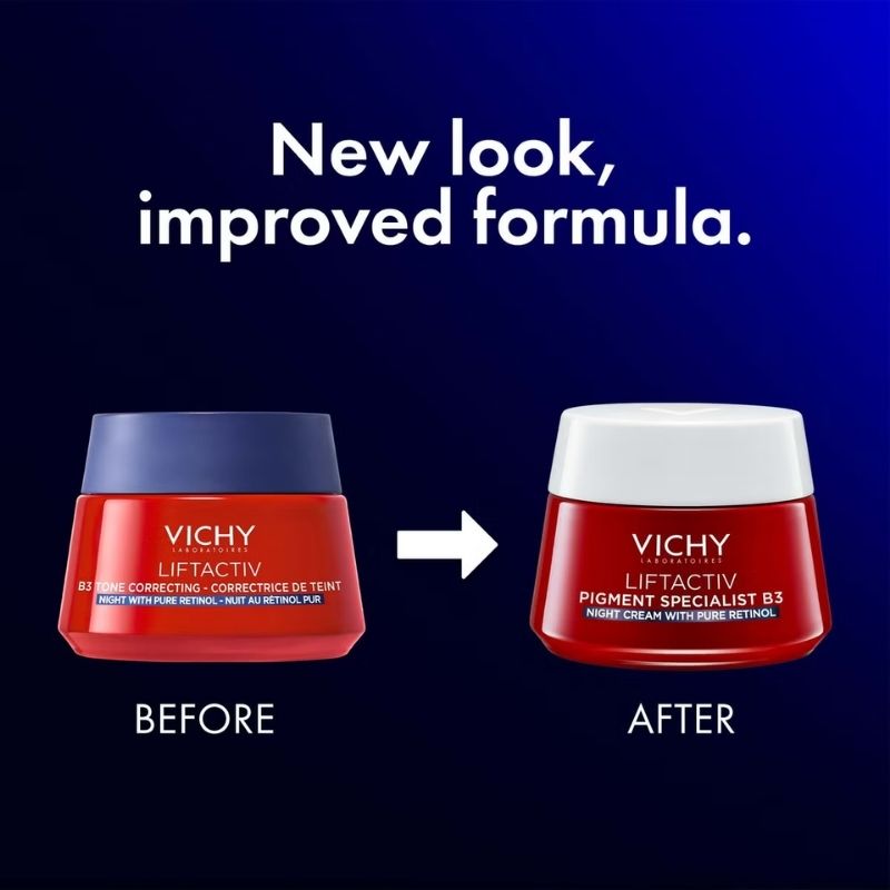 Vichy Liftactiv B3 Tone Correcting Night Cream with Pure Retinol 50ml