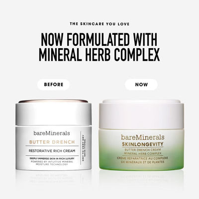 bareMinerals SKINLONGEVITY Butter Drench Cream Mineral Herb Complex 50g
