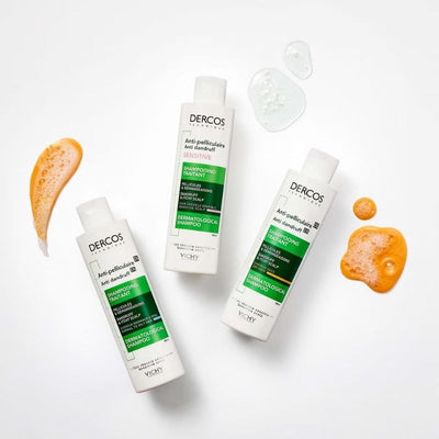 Vichy Dercos Technique Anti-Dandruff Purifying Shampoo for Sensitive, Dry Hair and Scalp 200ml