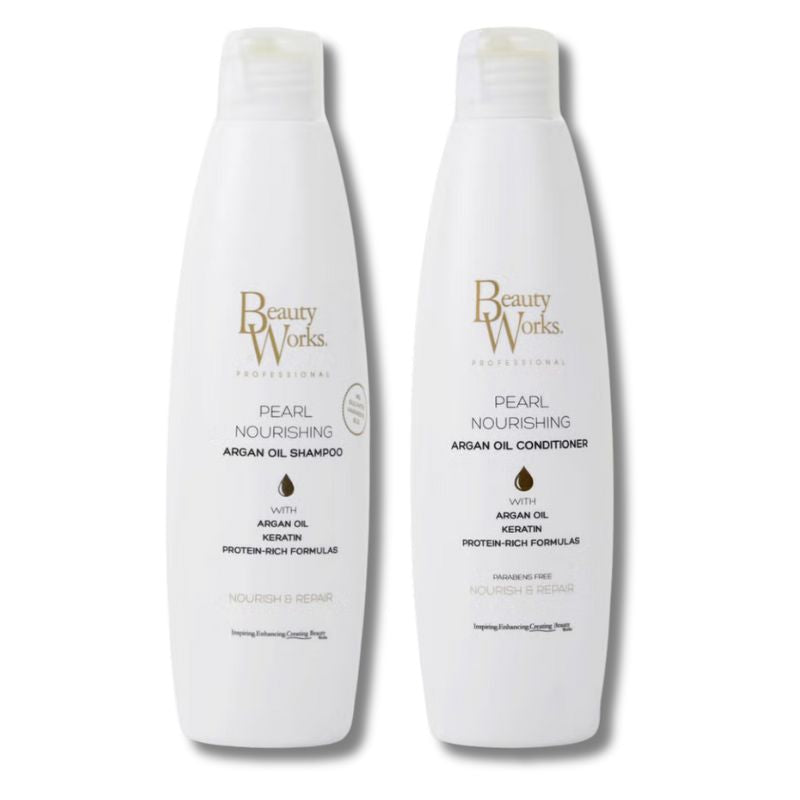 Beauty Works Pearl Nourishing Shampoo and Conditioner Bundle Sulphate Free 250ml