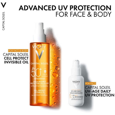 Vichy Capital Soleil Cell Protect Oil SPF 50 200ml