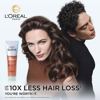 L'Oréal Paris Elvive Growth Booster, Anti-Fall and Hair Thickening, Full Routine Bundle