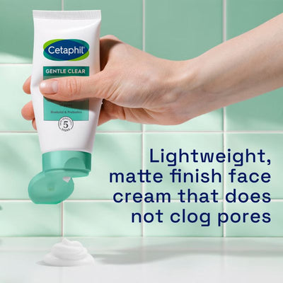 Cetaphil Gentle Clear Mattifying Blemish Face Cream with Salicylic Acid for Sensitive Skin 89ml