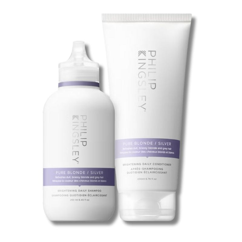 Philip Kingsley Pure Blonde/Silver Shampoo 250ml & Conditioner 200ml Duo (Worth £56.00)