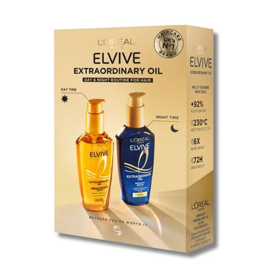 L’Oreal Paris Elvive Extraordinary Oil Day & Night Set (Worth £29)