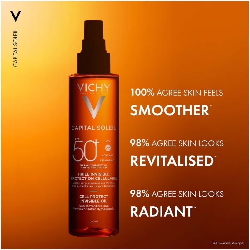 Vichy Capital Soleil Cell Protect Oil SPF 50 200ml