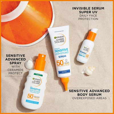 Garnier Ambre Solaire SPF 50+ Super UV Invisible Face Serum 30ml