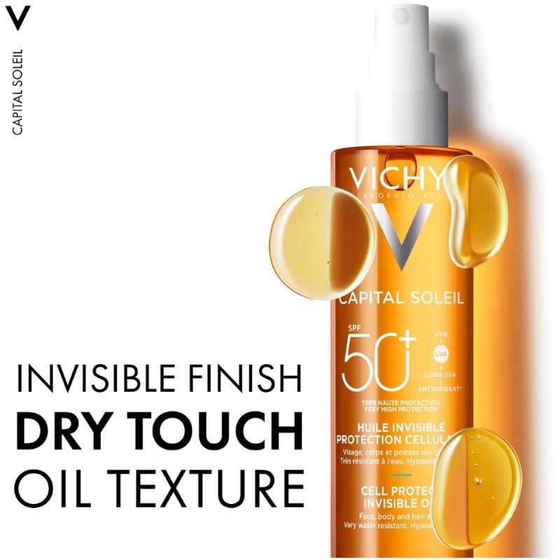 Vichy Capital Soleil Cell Protect Oil SPF 50 200ml