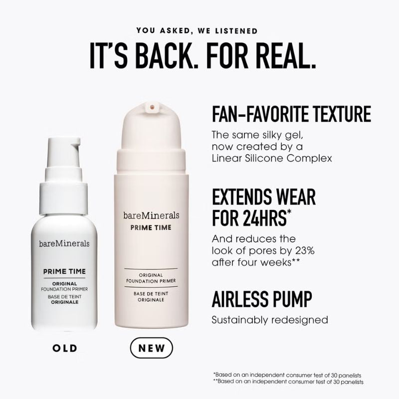 bareMinerals Mini PRIME TIME® Original Pore Minimising Primer 15ml