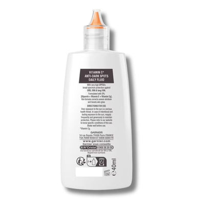 Garnier Ambre Solaire Super UV Vitamin C Facial Fluid for Daily Use SPF 50+ 40ml