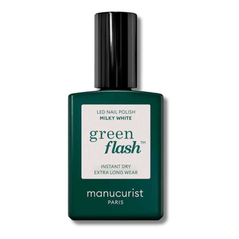 Manucurist Green Flash Polish - Milky White 15ml