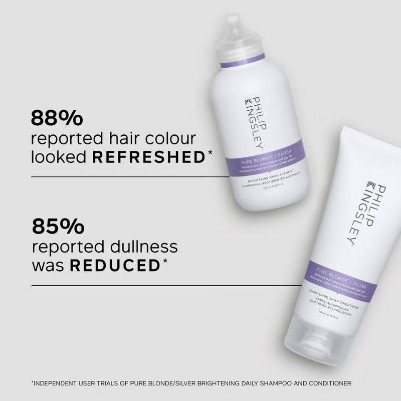Philip Kingsley Pure Blonde/Silver Shampoo 250ml & Conditioner 200ml Duo (Worth £56.00)