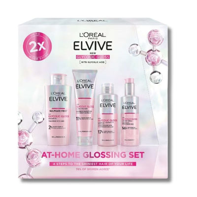 L’Oreal Paris Elvive At Home Glossing Set XM25 (Worth £60)