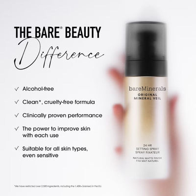 bareMinerals Original Mineral Veil 24hr Natural Matte Setting Spray 100ml