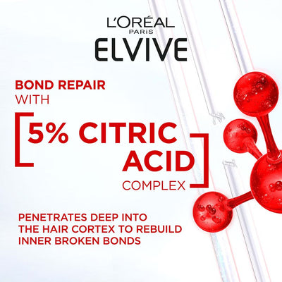 L’Oréal Paris Elvive Bond Repair Shampoo and Conditioner Bundle For Damaged Hair