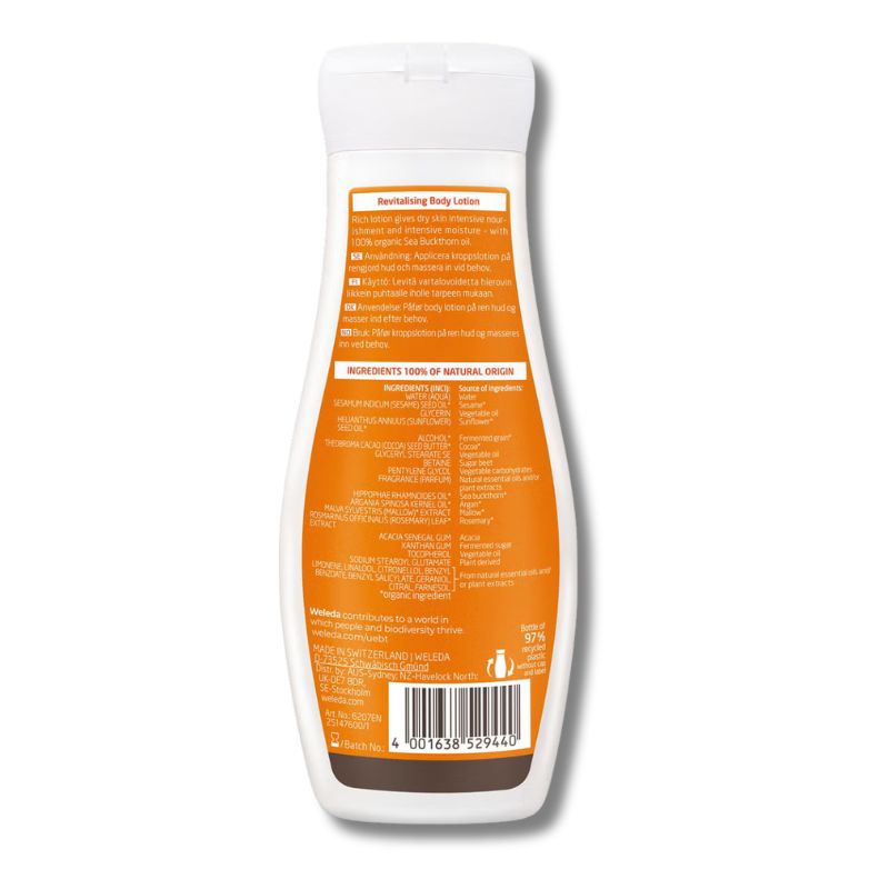 Weleda Revitalising Body Lotion Sea Buckthorn 200ml