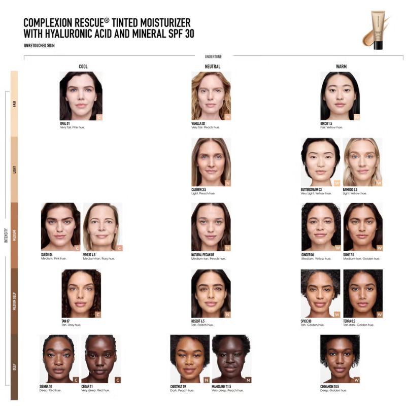 bareMinerals Complexion Rescue Tinted Moisturizer SPF30 35ml (Various Shades)