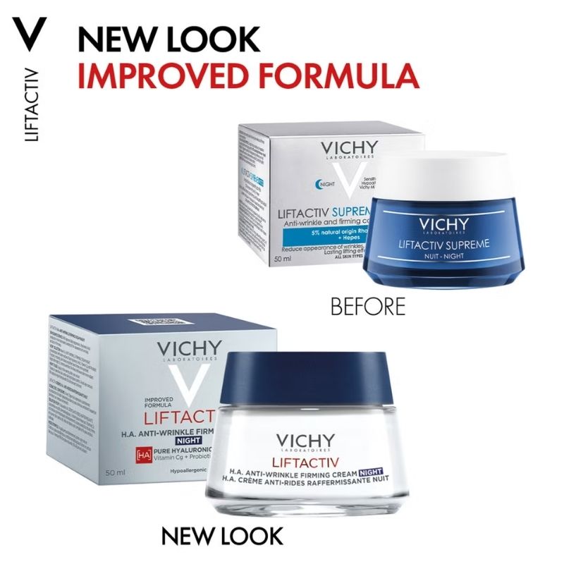 VICHY LiftActiv Anti-Wrinkle and Firming Night Moisturiser 50ml
