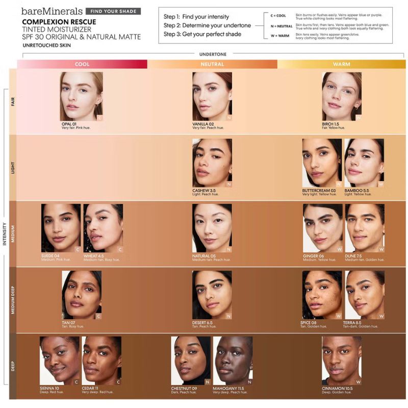 bareMinerals Complexion Rescue Matte Tinted Moisturiser 35ml (Various Shades)