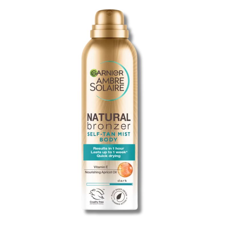 Ambre Solaire Natural Bronzer Quick Drying Self Tan Body Mist Dark 150ml