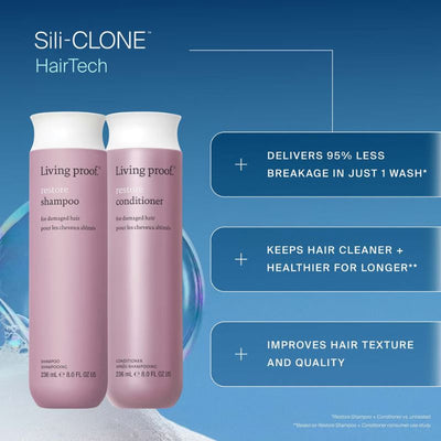 Living Proof Restore Shampoo and Condtioner Bundle for Damage Repair, Strengthening and Shine