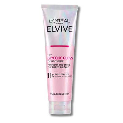 L'Oréal Paris Elvive Glycolic Gloss Shampoo and Conditioner Set for Dull Hair