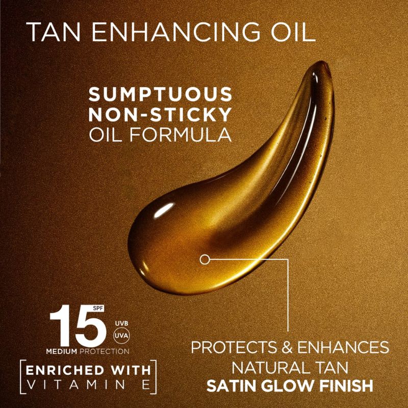 Garnier Ambre Solaire Ideal Bronze Protective Oil SPF15 & SPF30 with After Sun Tan Maintainer