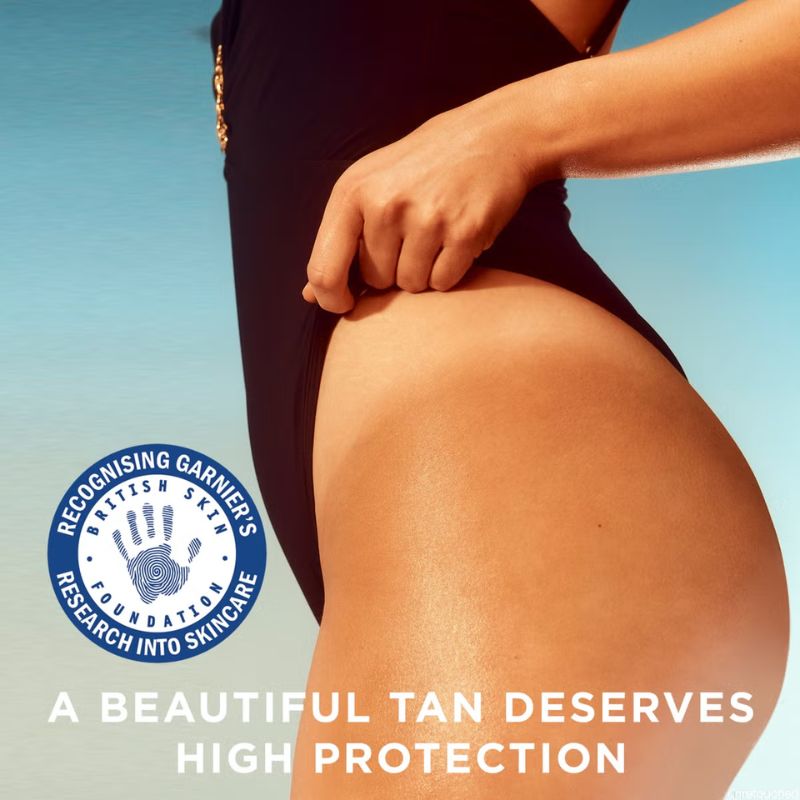 Garnier Ambre Solaire Ideal Bronze Protective Oil SPF15 & SPF30 with After Sun Tan Maintainer