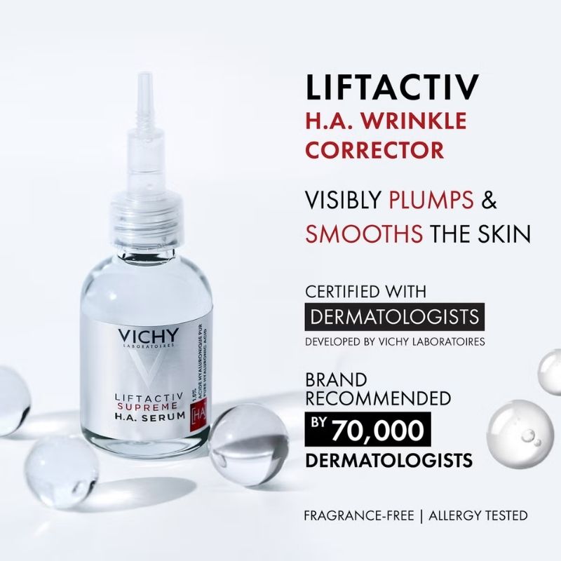 VICHY Liftactiv H.A Epidermic Filler Smoothing 1.5%  Hyaluronic Acid Serum 30ml