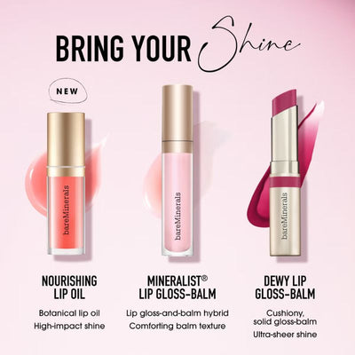bareMinerals Nourishing Lip Oil 3.8ml (Various Shades)