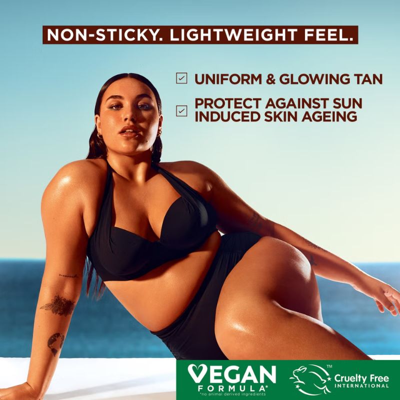 Garnier Ambre Solaire Ideal Bronze Protective Oil SPF15 & SPF30 with After Sun Tan Maintainer