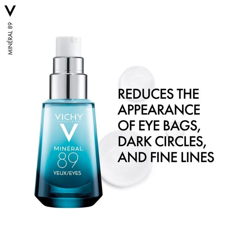 VICHY Minéral 89 Eye Brightening Serum with Hyaluronic Acid & Caffeine 15ml