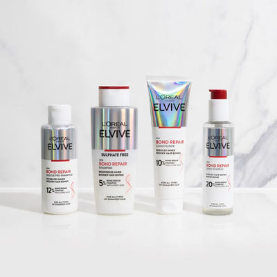 L'Oréal Paris Elvive Bond Repair Full Routine Bundle for Damaged Hair