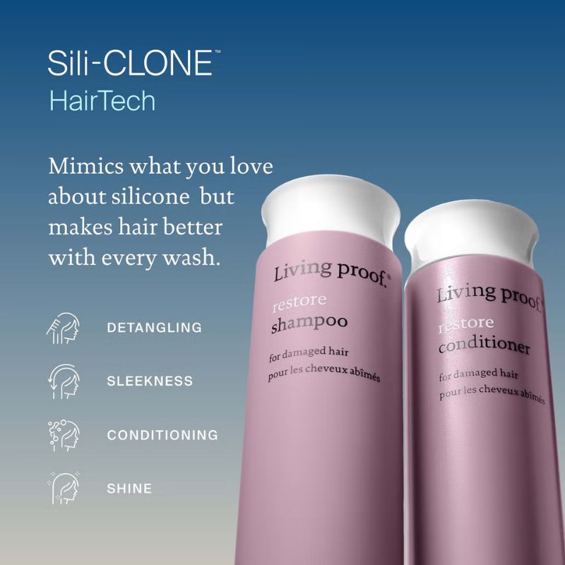 Living Proof Restore Shampoo and Condtioner Bundle for Damage Repair, Strengthening and Shine