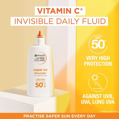 Garnier Glow and Protect Duo: Natural Bronzer Self-Tan Drops and Ambre Solaire Vitamin C Facial SPF50+ Fluid