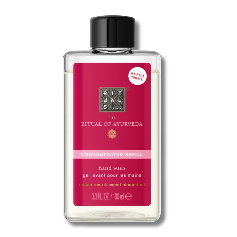 RITUALS The Ritual of Ayurveda Sweet Almond & Indian Rose Concentrated Refill Hand Wash 100ml