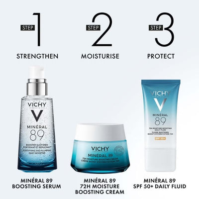 Vichy Minéral 89 72Hr Hyaluronic Acid and Squalane Moisture Boosting Cream 50ml