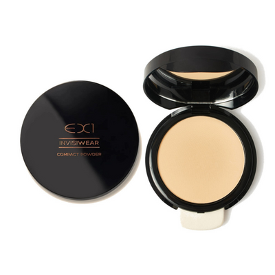 EX1 Cosmetics Invisiwear Compact Powder - 9.5g (Various Shades)