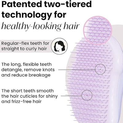 TANGLE TEEZER	The Original Detangling Hairbrush for Wet & Dry Hair Lilac