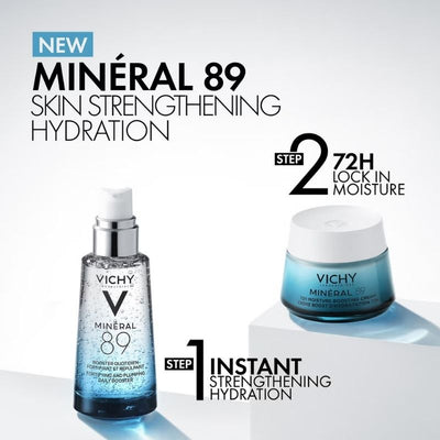 Vichy Minéral 89 72Hr Hyaluronic Acid and Squalane Moisture Boosting Cream 50ml